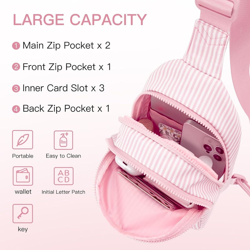 Viverte Gifts for 8 9 10 11 12 Year Old Girls Sling Bag Crossbody Bags Fanny Pack for Teen Girls Personalized Gifts for Women - Image 5